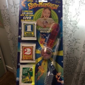 Sea monkeys watch aquarium